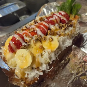 Banana Split Pound Cake
